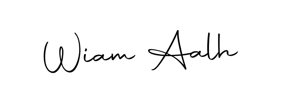 Once you've used our free online signature maker to create your best signature Autography-DOLnW style, it's time to enjoy all of the benefits that Wiam Aalh name signing documents. Wiam Aalh signature style 10 images and pictures png