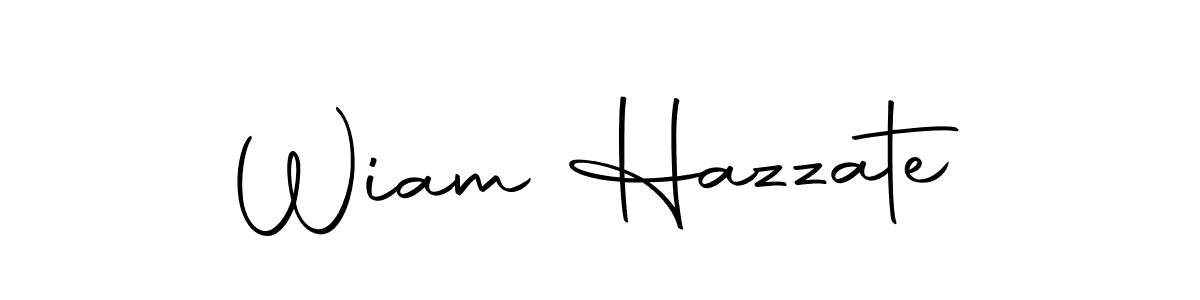 This is the best signature style for the Wiam Hazzate name. Also you like these signature font (Autography-DOLnW). Mix name signature. Wiam Hazzate signature style 10 images and pictures png