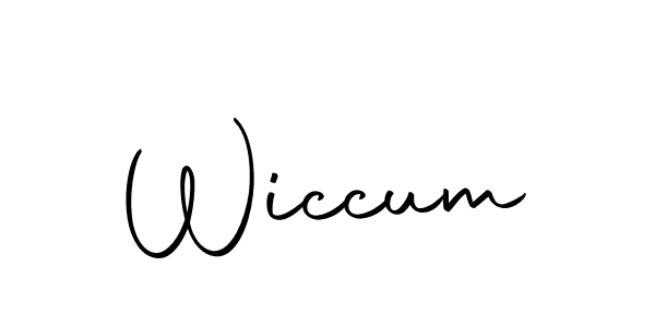 Similarly Autography-DOLnW is the best handwritten signature design. Signature creator online .You can use it as an online autograph creator for name Wiccum. Wiccum signature style 10 images and pictures png