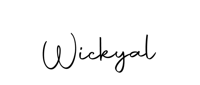 Here are the top 10 professional signature styles for the name Wickyal. These are the best autograph styles you can use for your name. Wickyal signature style 10 images and pictures png