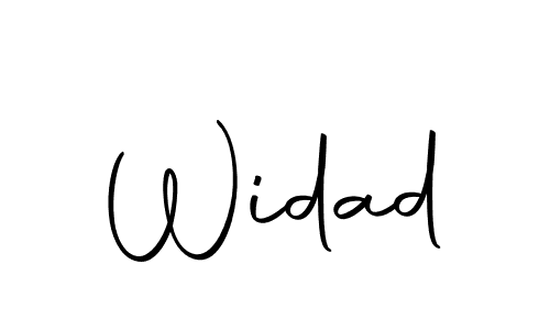 Make a beautiful signature design for name Widad. Use this online signature maker to create a handwritten signature for free. Widad signature style 10 images and pictures png