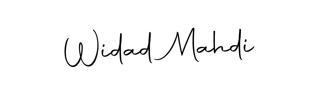 Use a signature maker to create a handwritten signature online. With this signature software, you can design (Autography-DOLnW) your own signature for name Widad Mahdi. Widad Mahdi signature style 10 images and pictures png
