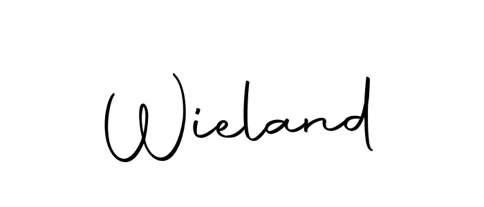 Create a beautiful signature design for name Wieland. With this signature (Autography-DOLnW) fonts, you can make a handwritten signature for free. Wieland signature style 10 images and pictures png