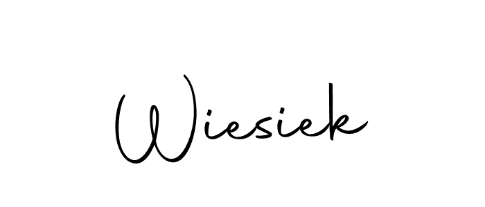 Make a beautiful signature design for name Wiesiek. With this signature (Autography-DOLnW) style, you can create a handwritten signature for free. Wiesiek signature style 10 images and pictures png