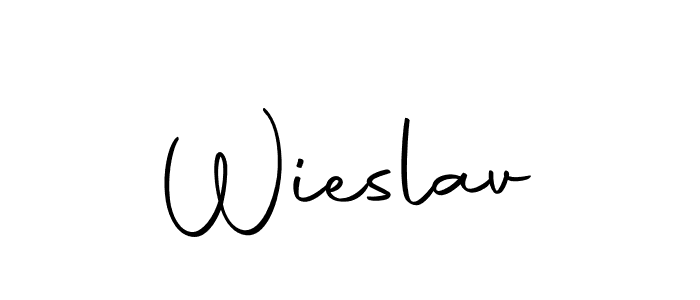 Make a beautiful signature design for name Wieslav. With this signature (Autography-DOLnW) style, you can create a handwritten signature for free. Wieslav signature style 10 images and pictures png