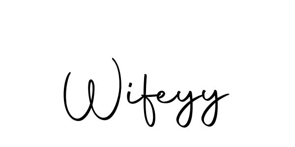 How to Draw Wifeyy signature style? Autography-DOLnW is a latest design signature styles for name Wifeyy. Wifeyy signature style 10 images and pictures png