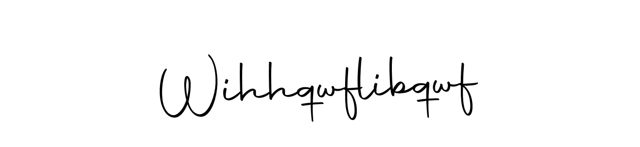 How to make Wihhqwflibqwf name signature. Use Autography-DOLnW style for creating short signs online. This is the latest handwritten sign. Wihhqwflibqwf signature style 10 images and pictures png