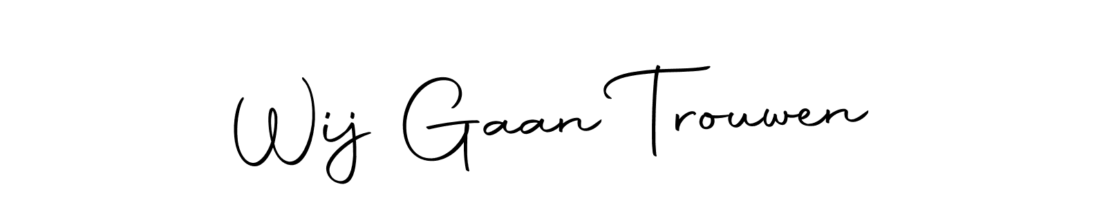 Here are the top 10 professional signature styles for the name Wij Gaan Trouwen. These are the best autograph styles you can use for your name. Wij Gaan Trouwen signature style 10 images and pictures png