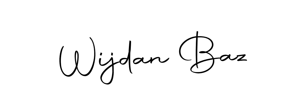 Autography-DOLnW is a professional signature style that is perfect for those who want to add a touch of class to their signature. It is also a great choice for those who want to make their signature more unique. Get Wijdan Baz name to fancy signature for free. Wijdan Baz signature style 10 images and pictures png