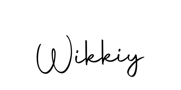 Use a signature maker to create a handwritten signature online. With this signature software, you can design (Autography-DOLnW) your own signature for name Wikkiy. Wikkiy signature style 10 images and pictures png