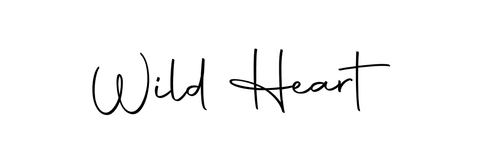 Use a signature maker to create a handwritten signature online. With this signature software, you can design (Autography-DOLnW) your own signature for name Wild Heart. Wild Heart signature style 10 images and pictures png