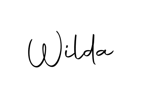 Make a beautiful signature design for name Wilda. Use this online signature maker to create a handwritten signature for free. Wilda signature style 10 images and pictures png