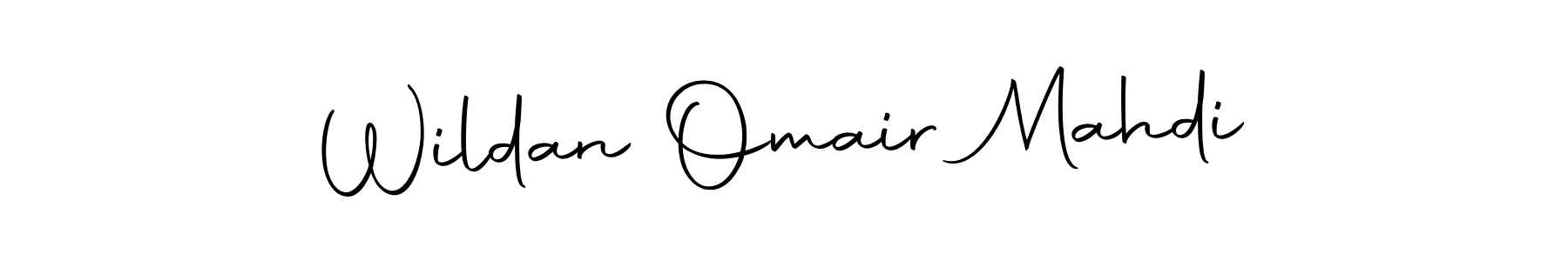 Make a beautiful signature design for name Wildan Omair Mahdi. With this signature (Autography-DOLnW) style, you can create a handwritten signature for free. Wildan Omair Mahdi signature style 10 images and pictures png