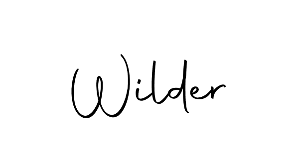 Also we have Wilder name is the best signature style. Create professional handwritten signature collection using Autography-DOLnW autograph style. Wilder signature style 10 images and pictures png