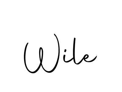 if you are searching for the best signature style for your name Wile. so please give up your signature search. here we have designed multiple signature styles  using Autography-DOLnW. Wile signature style 10 images and pictures png