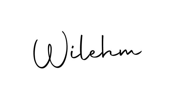 Create a beautiful signature design for name Wilehm. With this signature (Autography-DOLnW) fonts, you can make a handwritten signature for free. Wilehm signature style 10 images and pictures png