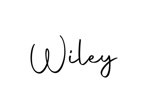 How to make Wiley signature? Autography-DOLnW is a professional autograph style. Create handwritten signature for Wiley name. Wiley signature style 10 images and pictures png