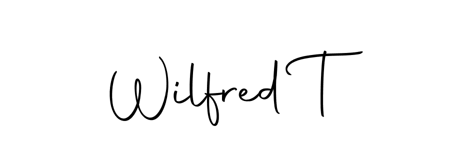Check out images of Autograph of Wilfred T name. Actor Wilfred T Signature Style. Autography-DOLnW is a professional sign style online. Wilfred T signature style 10 images and pictures png