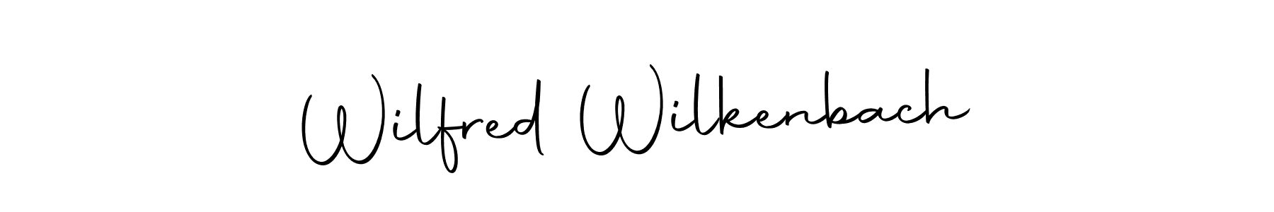 Use a signature maker to create a handwritten signature online. With this signature software, you can design (Autography-DOLnW) your own signature for name Wilfred Wilkenbach. Wilfred Wilkenbach signature style 10 images and pictures png