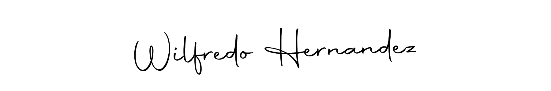 How to make Wilfredo Hernandez name signature. Use Autography-DOLnW style for creating short signs online. This is the latest handwritten sign. Wilfredo Hernandez signature style 10 images and pictures png