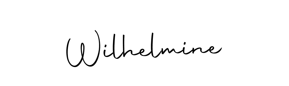 if you are searching for the best signature style for your name Wilhelmine. so please give up your signature search. here we have designed multiple signature styles  using Autography-DOLnW. Wilhelmine signature style 10 images and pictures png