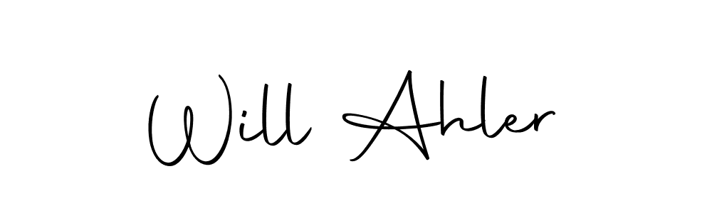 Design your own signature with our free online signature maker. With this signature software, you can create a handwritten (Autography-DOLnW) signature for name Will Ahler. Will Ahler signature style 10 images and pictures png