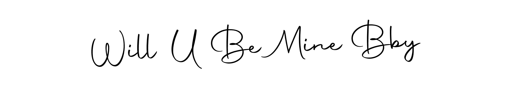 You should practise on your own different ways (Autography-DOLnW) to write your name (Will U Be Mine Bby) in signature. don't let someone else do it for you. Will U Be Mine Bby signature style 10 images and pictures png