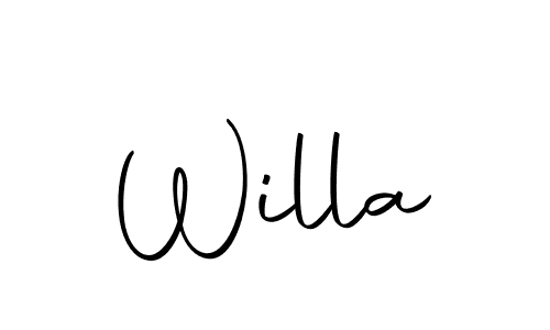 It looks lik you need a new signature style for name Willa. Design unique handwritten (Autography-DOLnW) signature with our free signature maker in just a few clicks. Willa signature style 10 images and pictures png