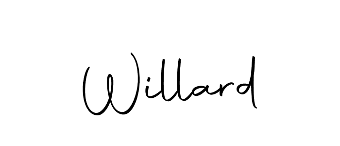 Create a beautiful signature design for name Willard. With this signature (Autography-DOLnW) fonts, you can make a handwritten signature for free. Willard signature style 10 images and pictures png