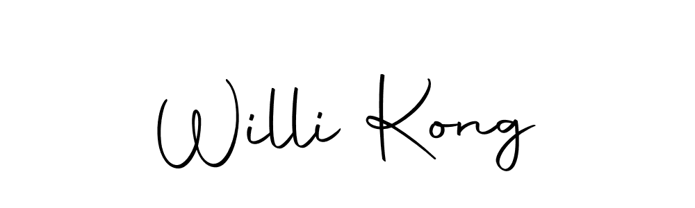 Willi Kong stylish signature style. Best Handwritten Sign (Autography-DOLnW) for my name. Handwritten Signature Collection Ideas for my name Willi Kong. Willi Kong signature style 10 images and pictures png