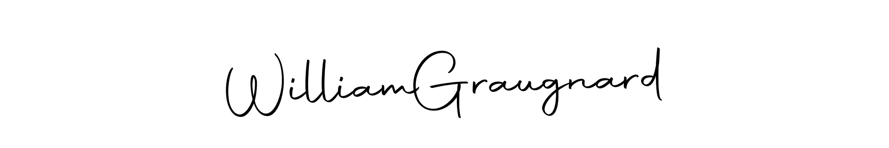 It looks lik you need a new signature style for name William  Graugnard. Design unique handwritten (Autography-DOLnW) signature with our free signature maker in just a few clicks. William  Graugnard signature style 10 images and pictures png