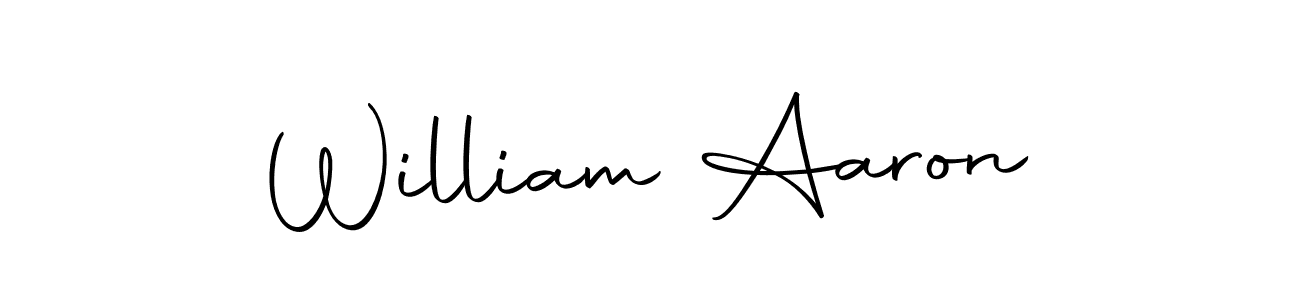 How to make William Aaron signature? Autography-DOLnW is a professional autograph style. Create handwritten signature for William Aaron name. William Aaron signature style 10 images and pictures png