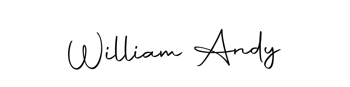 The best way (Autography-DOLnW) to make a short signature is to pick only two or three words in your name. The name William Andy include a total of six letters. For converting this name. William Andy signature style 10 images and pictures png