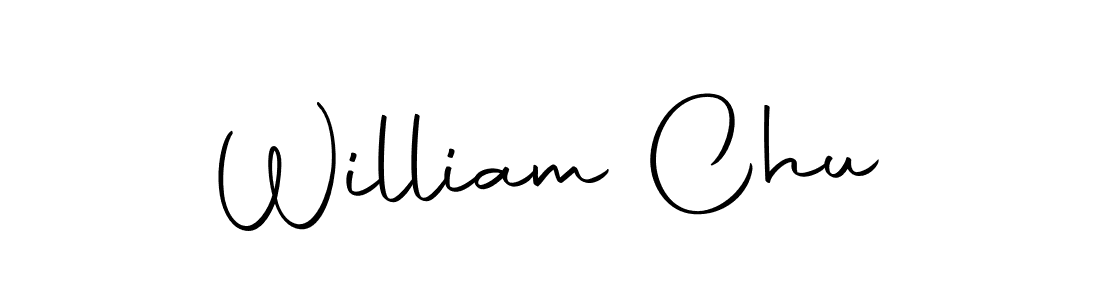 Design your own signature with our free online signature maker. With this signature software, you can create a handwritten (Autography-DOLnW) signature for name William Chu. William Chu signature style 10 images and pictures png