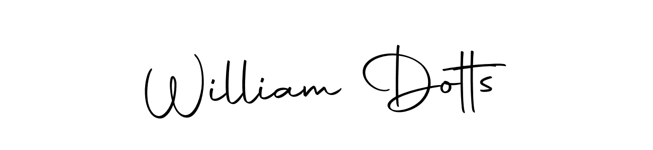 Use a signature maker to create a handwritten signature online. With this signature software, you can design (Autography-DOLnW) your own signature for name William Dotts. William Dotts signature style 10 images and pictures png