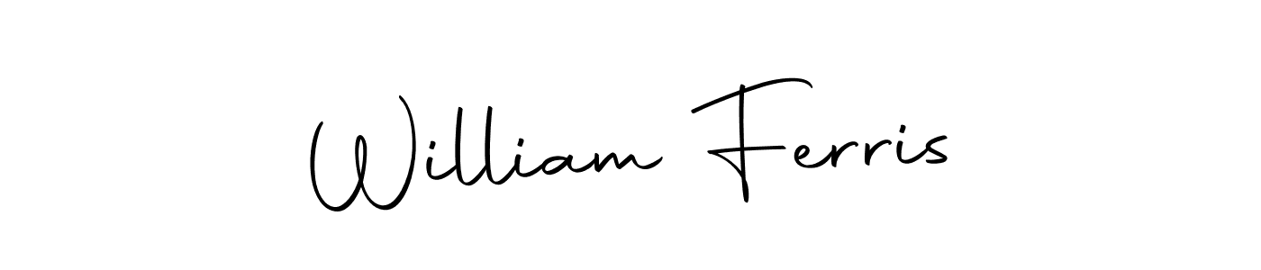 Make a beautiful signature design for name William Ferris. With this signature (Autography-DOLnW) style, you can create a handwritten signature for free. William Ferris signature style 10 images and pictures png