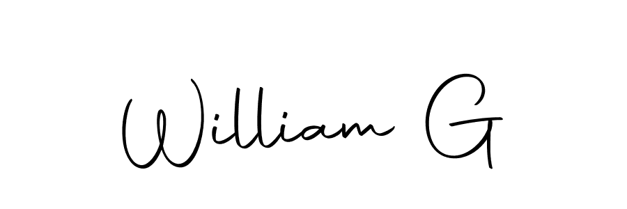 How to make William G signature? Autography-DOLnW is a professional autograph style. Create handwritten signature for William G name. William G signature style 10 images and pictures png