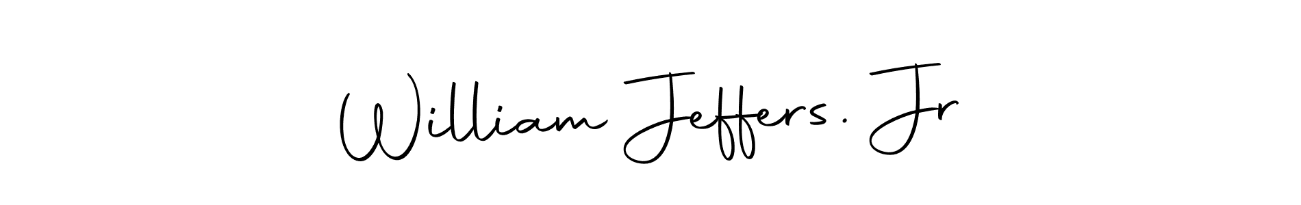 Use a signature maker to create a handwritten signature online. With this signature software, you can design (Autography-DOLnW) your own signature for name William Jeffers. Jr. William Jeffers. Jr signature style 10 images and pictures png