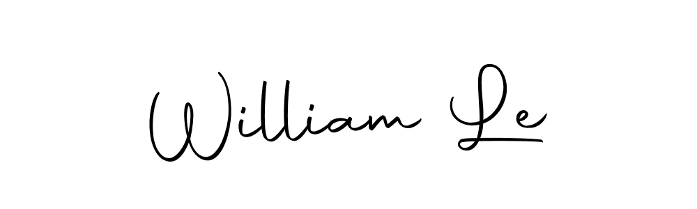How to make William Le name signature. Use Autography-DOLnW style for creating short signs online. This is the latest handwritten sign. William Le signature style 10 images and pictures png