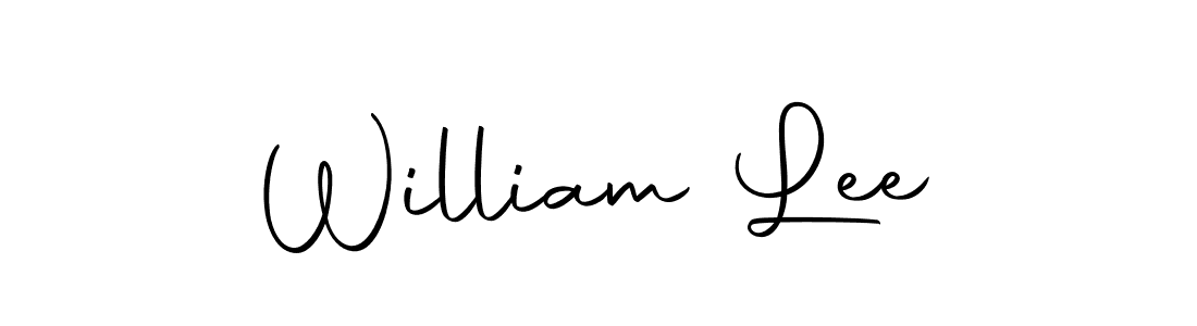 Create a beautiful signature design for name William Lee. With this signature (Autography-DOLnW) fonts, you can make a handwritten signature for free. William Lee signature style 10 images and pictures png