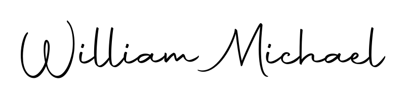 Create your official email sign-off with William Michael name in Autography-DOLnW style. Crisp, clean, and perfectly legible across all screens. William Michael signature style 10 images and pictures png