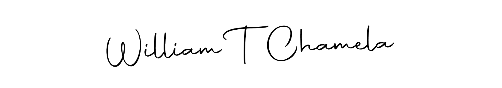 Here are the top 10 professional signature styles for the name William T Chamela. These are the best autograph styles you can use for your name. William T Chamela signature style 10 images and pictures png