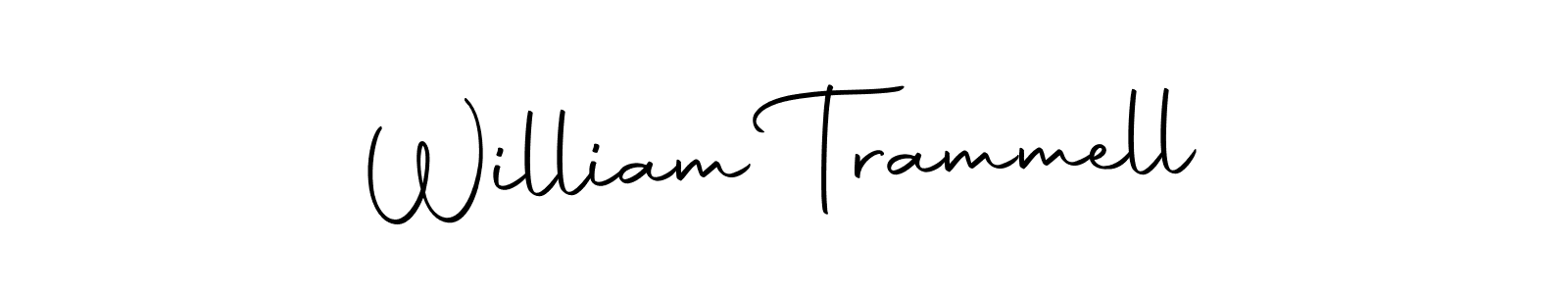 Make a beautiful signature design for name William Trammell. Use this online signature maker to create a handwritten signature for free. William Trammell signature style 10 images and pictures png