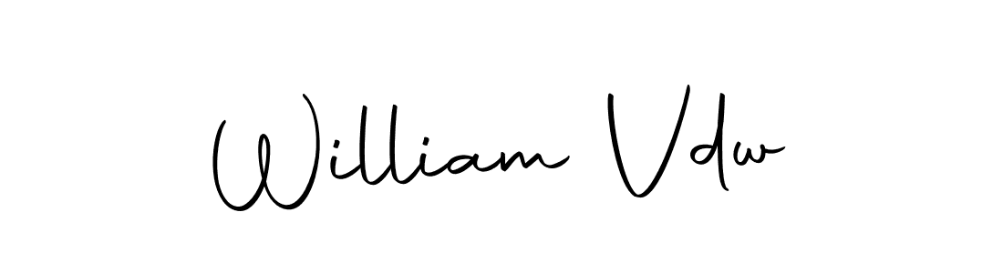 William Vdw stylish signature style. Best Handwritten Sign (Autography-DOLnW) for my name. Handwritten Signature Collection Ideas for my name William Vdw. William Vdw signature style 10 images and pictures png