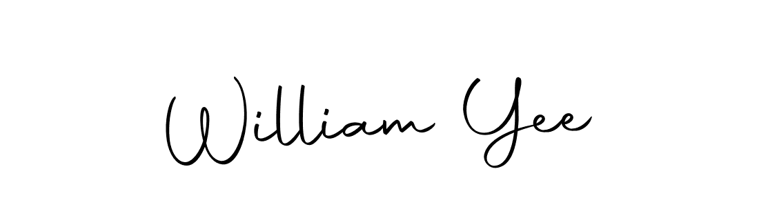 Make a beautiful signature design for name William Yee. With this signature (Autography-DOLnW) style, you can create a handwritten signature for free. William Yee signature style 10 images and pictures png