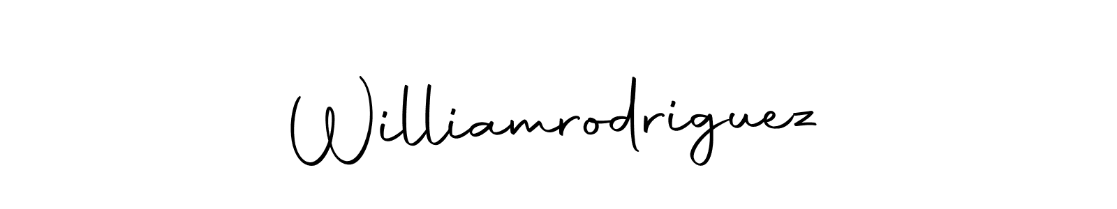 The best way (Autography-DOLnW) to make a short signature is to pick only two or three words in your name. The name Williamrodriguez include a total of six letters. For converting this name. Williamrodriguez signature style 10 images and pictures png