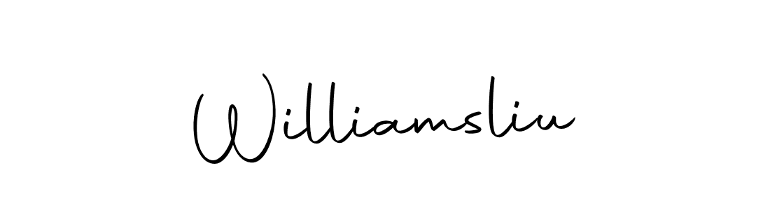 Here are the top 10 professional signature styles for the name Williamsliu. These are the best autograph styles you can use for your name. Williamsliu signature style 10 images and pictures png