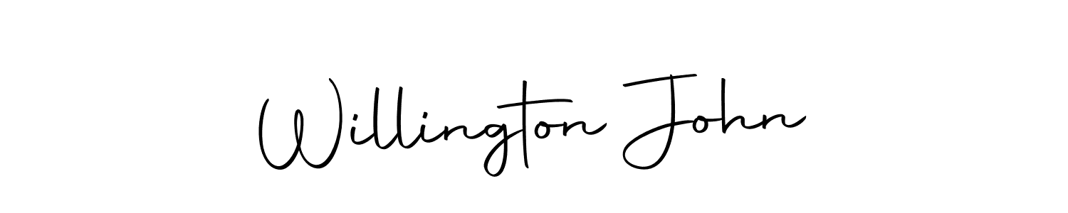 You should practise on your own different ways (Autography-DOLnW) to write your name (Willington John) in signature. don't let someone else do it for you. Willington John signature style 10 images and pictures png