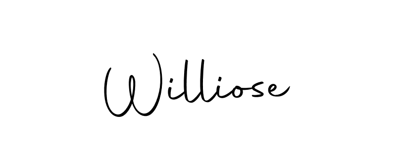 How to Draw Williose signature style? Autography-DOLnW is a latest design signature styles for name Williose. Williose signature style 10 images and pictures png