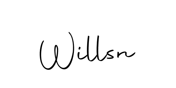 The best way (Autography-DOLnW) to make a short signature is to pick only two or three words in your name. The name Willsn include a total of six letters. For converting this name. Willsn signature style 10 images and pictures png